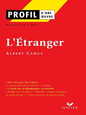 cover image of Profil--Camus (Albert)